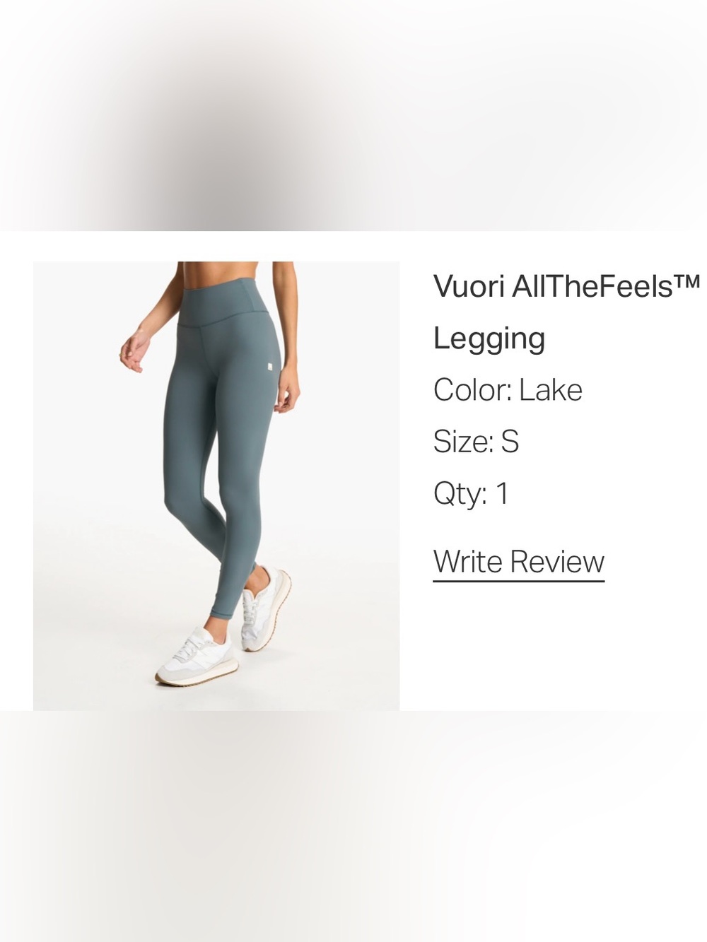 Vuori all the feels Leggings in Lake